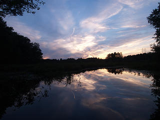 Sunset over Spectacle Pond #4