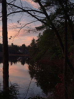 Early morning on Spectacle Pond