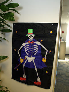 Skeleton flag