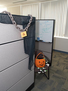 Pumpkin and chains
