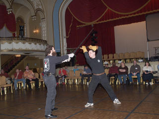 Swordplay through the ages demonstration