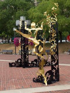 McKeldin Square Scupltures
