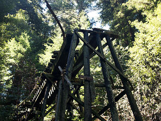 Burned out trestle