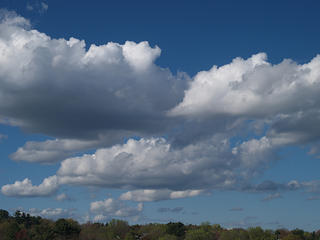Clouds over Manchester, NH