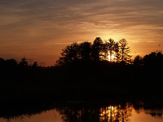 Sunset over Spectacle Pond #2
