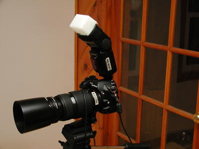 E-1, FL-50 with Sto-Fen Omni-bounce