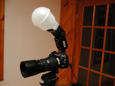 E-1, FL-50 with full lightsphere-II