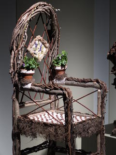 Flower arrangement by Joan Crawford