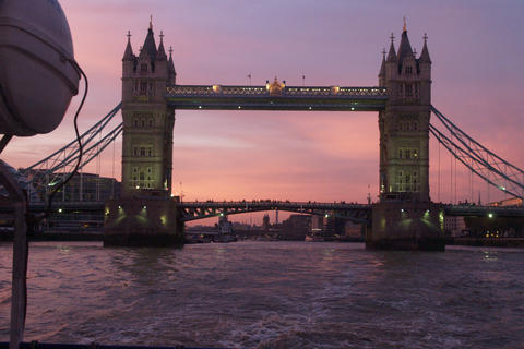 The Tower Bridge at sunset
