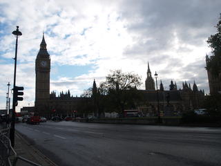 Big Ben and clouds