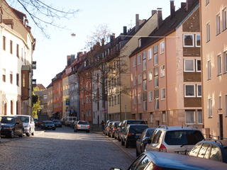 Multi-colored buildings