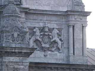 Train station carving