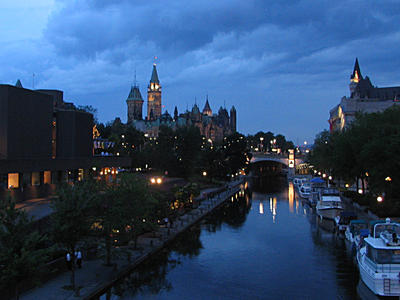 Ottawa at night