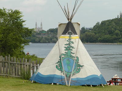 Tipi at the Ottawa Aboriginal Museum #2