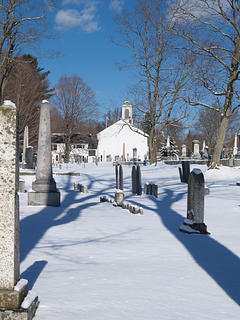 Snowy graveyard #2