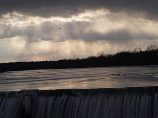 Lawrence dam clouds #4