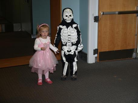 Princess and skeleton