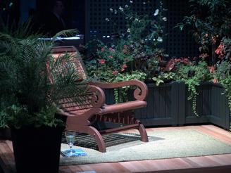 Sit and enjoy the flowers