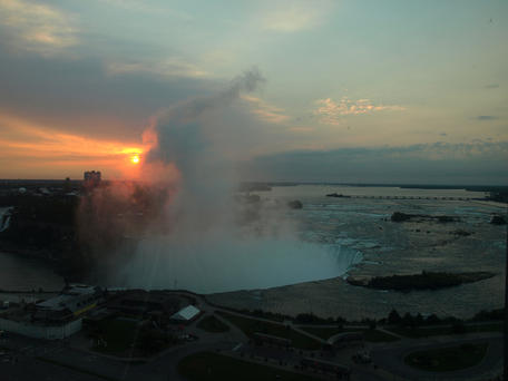 Sunrise over Niagara Falls