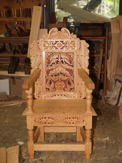 Carved chair