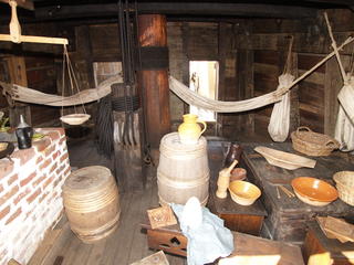 Mayflower cooking area