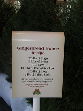 Gingerbread house recipe
