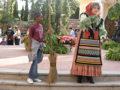Italian christmas storyteller