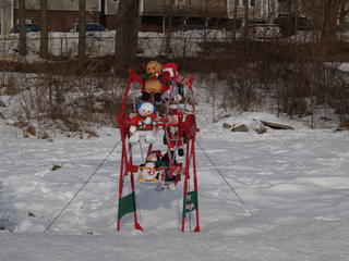 Christmas ferris wheel