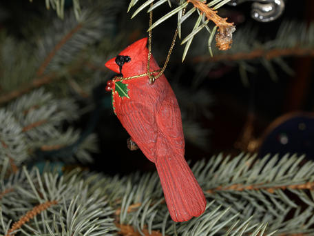 Cardinal ornament