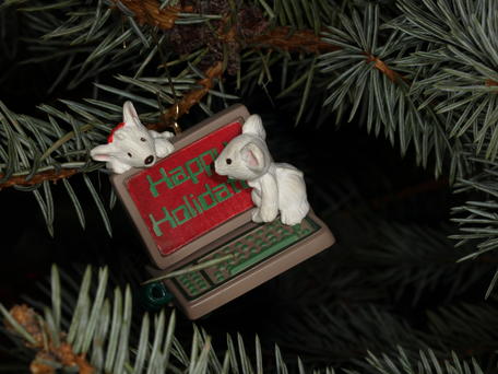 Mouse computer ornament