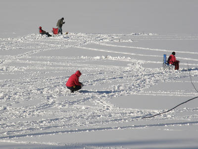 Ice fishing