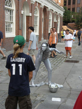 Silver performance artist #3