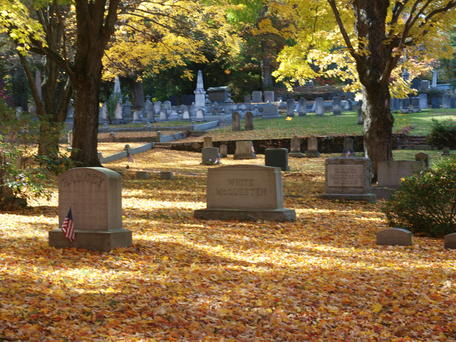 Andover cemetary in fall #7