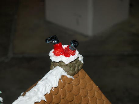 Santa's having a little trouble