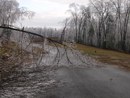 Some roads are blocked