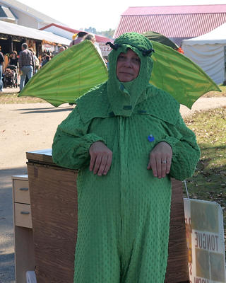 Dragon ice cream vendor