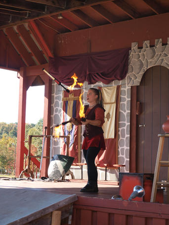 Fire juggling #2