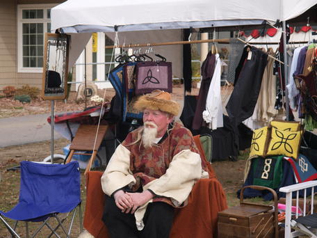 Waiting for the next customer