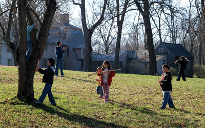 Kids playing