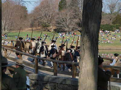 Colonials getting ready for battle