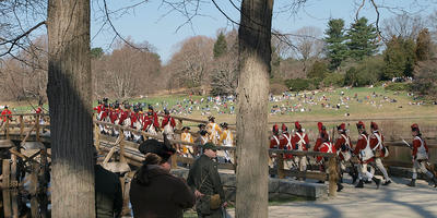 British troops getting into place