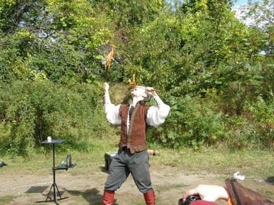 Transfering the fire via the mouth #2