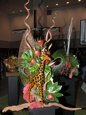 African floral display