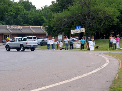 Protest against Pan-am plan to pave over the Ayer aquifer #4
