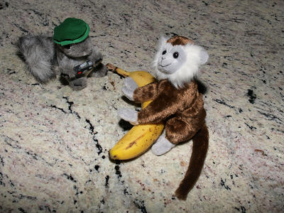 Say cheese, err, bananas