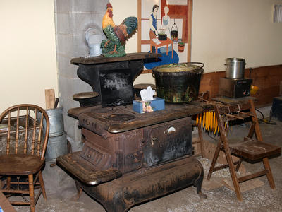 Cast iron stove