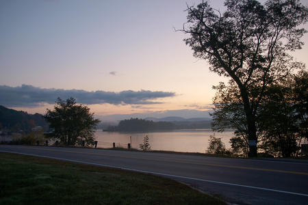 Sunrise at Lake Webster, New Hampshire