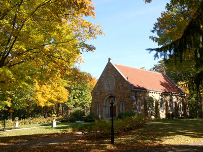 Andover cemetery in fall #4