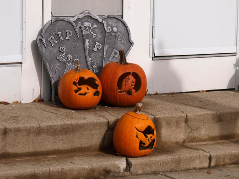 Carved pumpkins