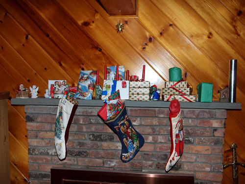 Stockings and presents